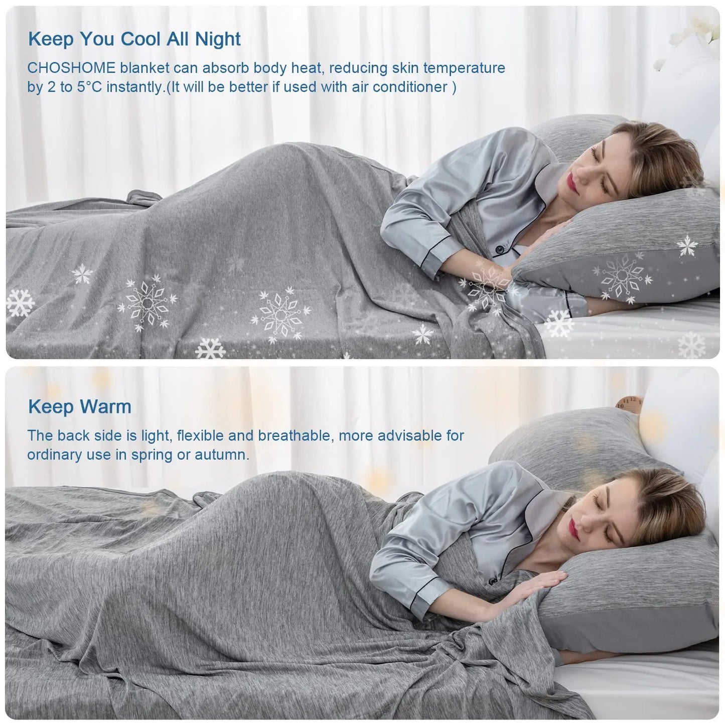 Pillowpeak™ Self-Cooling Cotton Blanket
